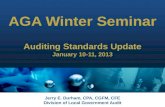 Slide Heading. Two different types of Standards: –GASB Standards = GAAP How do I report numbers on the Financial Statements –Auditing Standards How do.