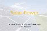 Solar Power Katie Carton, Macey McGuire, and Cord Pennell.
