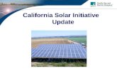 Self-Generation Incentive Program 1 California Solar Initiative Update.