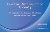 Reactor Antineutrino Anomaly E.A. McCutchan, A.A. Sonzogni, T.D. Johnson National Nuclear Data Center.