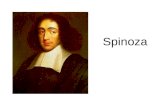 Spinoza Baruch Spinoza (1632-1677) Jewish philosopher in Amsterdam Tried to interpret Judaism rationally Believed in complete religious toleration for.
