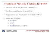 1 Treatment Planning Systems for BNCT  The main role of the Treatment Planning (TP)  The Treatment Planning System (TPS)  Requirements and Peculiarities.