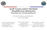 Gulf Coast Joint VA/DoD Healthcare Network “Center(s) of Excellence” VA-DoD Sharing Conference 2-4 June 2009 BG Daniel Wyman Commander 81st Medical Group.