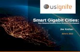 Smart Gigabit Cities: How Advanced Networks Drive Economic Development Joe Kochan June 9, 2015.