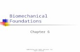 ©2009 McGraw-Hill Higher Education. All rights reserved. Biomechanical Foundations Chapter 6.