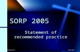 SORP 2005 Statement of recommended practice. Contents What is changing What is changing SORP 2005 SORP 2005 Charities Act Charities Act Trustee responsibilities.