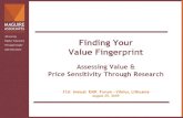 Presentation Outline  Introductions  Why are “price sensitivity” and “value” important?  Strategic pricing & value enhancement framework  From research.