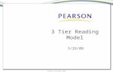 Pearson Copyright 2007 3 Tier Reading Model 3/26/08.