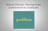 School Climate: Moving from Entitlement to Gratitude.