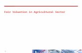 1 Fair Valuation in Agricultural Sector. 2 Agenda Introduction Ind-AS 113 Framework Challenges for Fair Valuation in Agricultural Sector Questions & Answers.