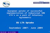 EU LTA-UPTAKE Supported by EIE-07-057 – EU LTA UPTAKE 1 European uptake of successful implementation of Industrial SME LTA’s as a part of Voluntary Agreements.