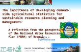 National Water Resources Plan of Brazil Fourth International Conference on Agriculture Statistics Beijing – People’s Republic of China – October 22-24,