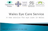 A new service for eye care in Wales Committed to excellence in eye care.
