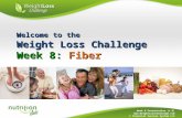Week 8: Fiber Week 8 Presentation (v.5)  © Financial Success System LLC Welcome to the Weight Loss Challenge.