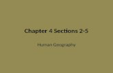 Chapter 4 Sections 2-5 Human Geography. Demographics Birthrate o Number of live births per thousand population o What counts as a live birth?