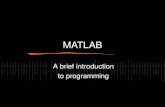MATLAB A brief introduction to programming. 1)Background and Getting Started Dartmouth College now has a site license .