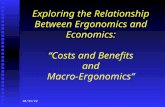 9/10/2015 Exploring the Relationship Between Ergonomics and Economics: “Costs and Benefits and Macro-Ergonomics”
