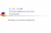 S-72.1130 Telecommunication Systems Wireless Local Area Networks.