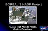 BOREALIS HASP Project Passive High Altitude Particle Capture Experiment.