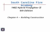 1402 Hybrid Firefighter II 6th Edition Chapter 4 — Building Construction South Carolina Fire Academy.