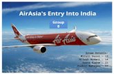Air Asia: Entry in India Group Details: Mitali Desai – 13 Nilesh Dodani – 14 Swati Kadam – 22 Pankaj Mahajan - 27 Group 8.