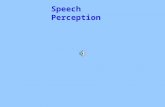 Speech Perception. Phoneme - a basic unit of a speech sound that distinguishes one word from another Phonemes do not have meaning on their own but they.