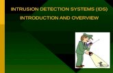 INTRUSION DETECTION SYSTEMS (IDS) INTRODUCTION AND OVERVIEW.