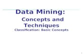 1 Data Mining: Concepts and Techniques Classification: Basic Concepts.