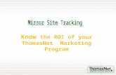 Know the ROI of your ThomasNet Marketing Program.