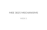 MEE 3025 MECHANISMS WEEK 3. INSTANTANEOUS EQUIVALENCE.