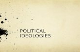 POLITICAL IDEOLOGIES. The term ideology was first used in 1796 by Destutt de Tracy. He argued that “idea-logy” means a new “science of ideas” like biology.