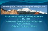 Colorado Springs Utilities: Planning Our Energy Future.