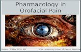 Pharmacology in Orofacial Pain Robert W Mier DDS, MS Tufts University School of Dental Medicine.