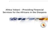 Africa Vukani – Providing Financial Services for the Africans in the Diaspora.