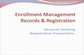Advanced Training Registration Transactions. Topics 1. Registration Deadlines 2. Registration Basics 3. Registration Cards: Yellow, Pink, Green, Blue,