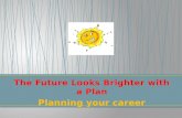 Planning your career. Should BE: Select a career that “fits” the student’s interests, values, and skills, and is “in demand” Select an education path.