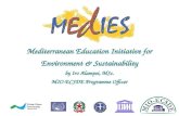 Mediterranean Education Initiative for Environment & Sustainability by Iro Alampei, MSc. MIO-ECSDE Programme Officer.