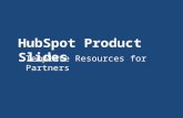 HubSpot Product Slides Template Resources for Partners.