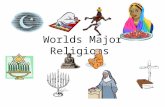 Worlds Major Religions. Judaism Religious Holy Book is called the Torah Jewish people believe in one god (monotheism)