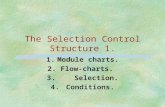 The Selection Control Structure 1. 1.Module charts. 2. Flow-charts. 3. Selection. 4. Conditions.