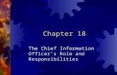 Chapter 18 The Chief Information Officer’s Role and Responsibilities.