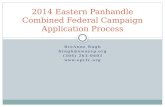 BreAnne Rugh brugh@uwayep.org (304) 263-0603  2014 Eastern Panhandle Combined Federal Campaign Application Process.