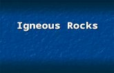 Igneous Rocks. A rock is a group of minerals bound together. A rock is a group of minerals bound together. The three types of rocks are igneous, sedimentary,