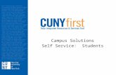 Campus Solutions Self Service: Students. The Student Center Enrollment Weekly Schedule Account Inquiry Holds Meningitis Acknowledgement Form Addresses.