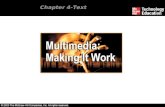 Chapter 4-Text. Overview Importance of text in a multimedia presentation. Understanding fonts and typefaces. Using text elements in a multimedia presentation.