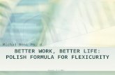 BETTER WORK, BETTER LIFE: POLISH FORMULA FOR FLEXICURITY Brussels, 27.11.2007r. Michał Boni Ph. d.
