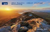 2014 Results 1 2014 Results: robust strategy delivering 26 February 2015.