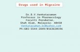 Dr.B.V.Venkataraman Professor in Pharmacology Faculti Perubatan, Shah Alam, Malaysia- 40450 Venkataraman_bv@yahoo.com Ph:603-5544-2849/0163630196 Venkataraman_bv@yahoo.com.