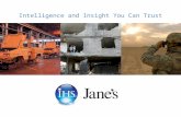 Intelligence and Insight You Can Trust. Internationally Respected Market leader with global brand #1 in Defence and Security information sector 100 years.