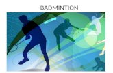 BADMINTION. History Badminton is a game that resembles tennis and volleyball and involves the use of a net, lightweight rackets, and a shuttlecock (birdie),
